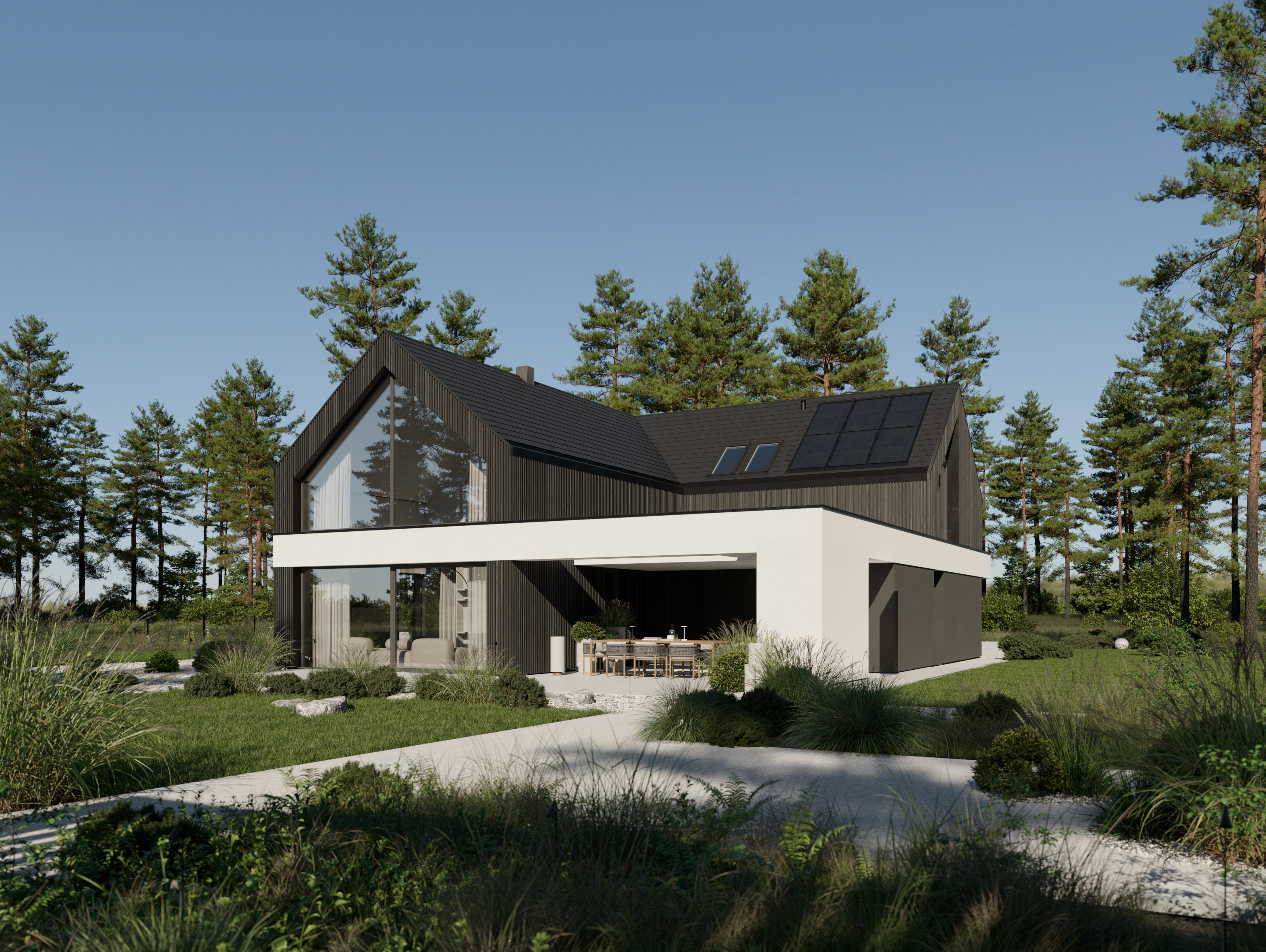 HK 116 Projekt Nowoczesnej Stodo y HOMEKONCEPT Nowoczesna Stodo a 